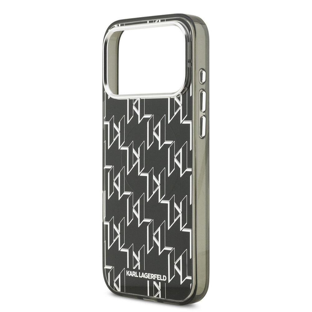 Karl Lagerfeld Karl lagerfeld iPhone 17 Pro Max Back cover coque - MagSafe - IML metal monogram kc - Noir Karl Lagerfeld Karl lagerfeld iPhone 17 Pro Max Back cover coque - MagSafe - IML metal monogram kc - Noir
