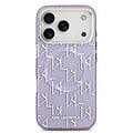 Karl Lagerfeld Karl Lagerfeld iPhone 17 Pro Max/iPhone 18 Pro Max Handyhülle MagSafe IML KC-Monogramm aus Metall - Violett