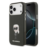 Karl Lagerfeld Karl lagerfeld iPhone 17 Pro Max Backcover hoesje - MagSafe - IML Aquarelle - Zwart