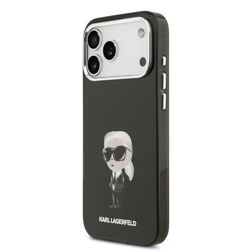 Karl Lagerfeld Karl Lagerfeld iPhone 17 Pro Max/iPhone 18 Pro Max Handyhülle MagSafe IML-Aquarelldesign - Schwarz