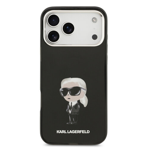 Karl Lagerfeld Karl Lagerfeld iPhone 17 Pro Max/iPhone 18 Pro Max Handyhülle MagSafe IML-Aquarelldesign - Schwarz