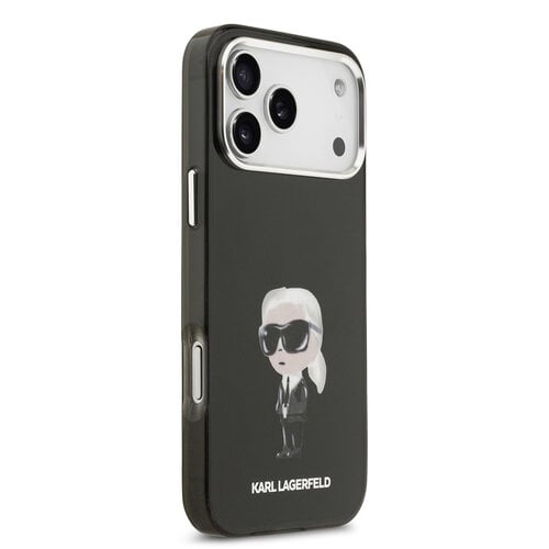 Karl Lagerfeld Karl Lagerfeld iPhone 17 Pro Max/iPhone 18 Pro Max Handyhülle MagSafe IML-Aquarelldesign - Schwarz