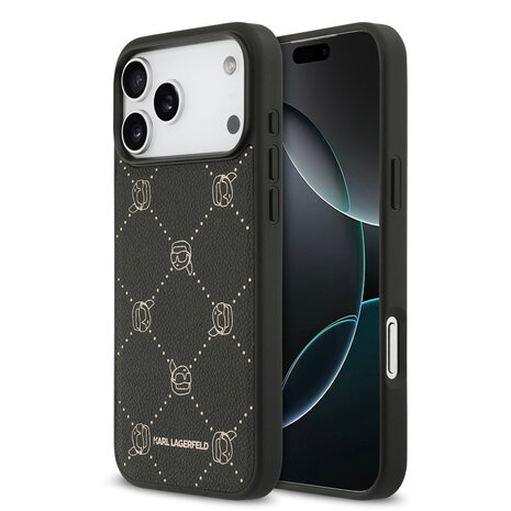 Karl Lagerfeld Karl lagerfeld iPhone 17 Pro Max Back cover coque - MagSafe - Karl Heads - Noir Karl Lagerfeld Karl lagerfeld iPhone 17 Pro Max Back cover coque - MagSafe - Karl Heads - Noir