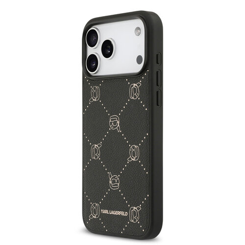 Karl Lagerfeld Karl Lagerfeld iPhone 17 Pro Max/iPhone 18 Pro Max Handyhülle MagSafe Karl-Köpfe - Schwarz