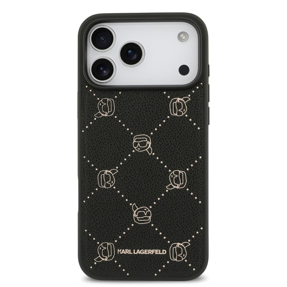 Karl Lagerfeld Karl lagerfeld iPhone 17 Pro Max Back cover coque - MagSafe - Karl Heads - Noir Karl Lagerfeld Karl lagerfeld iPhone 17 Pro Max Back cover coque - MagSafe - Karl Heads - Noir