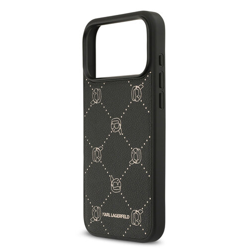 Karl Lagerfeld Karl Lagerfeld iPhone 17 Pro Max/iPhone 18 Pro Max Handyhülle MagSafe Karl-Köpfe - Schwarz