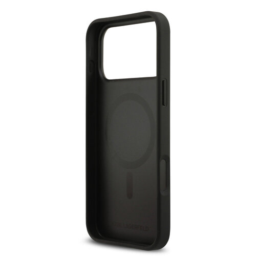 Karl Lagerfeld Karl Lagerfeld iPhone 17 Pro Max/iPhone 18 Pro Max Handyhülle MagSafe Karl-Köpfe - Schwarz