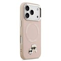 Karl Lagerfeld Karl Lagerfeld iPhone 17 Pro Max/iPhone 18 Pro Max Handyhülle MagSafe Karl-&-Choupette-Pins - Rosa