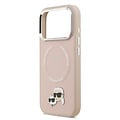 Karl Lagerfeld Karl Lagerfeld iPhone 17 Pro Max/iPhone 18 Pro Max Handyhülle MagSafe Karl-&-Choupette-Pins - Rosa
