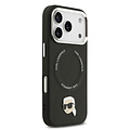 Karl Lagerfeld Karl Lagerfeld iPhone 17 Pro Max/iPhone 18 Pro Max Handyhülle MagSafe Karl-&-Choupette-Pins - Schwarz