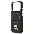 Karl Lagerfeld Karl Lagerfeld iPhone 17 Pro Max/iPhone 18 Pro Max Handyhülle MagSafe Karl-&-Choupette-Pins - Schwarz