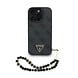 Guess Guess iPhone 16 Pro Back cover case - MagSafe - 4G Triangle Logo With Strap - Black Guess Guess iPhone 16 Pro Back cover case - MagSafe - 4G Triangle Logo With Strap - Black