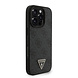 Guess Guess iPhone 16 Pro Back cover case - MagSafe - 4G Triangle Logo With Strap - Black Guess Guess iPhone 16 Pro Back cover case - MagSafe - 4G Triangle Logo With Strap - Black