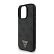 Guess Guess iPhone 16 Pro Backcover hoesje - MagSafe - 4G Triangle Logo With Strap - Zwart Guess Guess iPhone 16 Pro Backcover hoesje - MagSafe - 4G Triangle Logo With Strap - Zwart