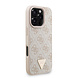 Guess Guess iPhone 16 Pro Back-Cover hul - MagSafe - 4G Triangle Logo With Strap - Rosa Guess Guess iPhone 16 Pro Back-Cover hul - MagSafe - 4G Triangle Logo With Strap - Rosa