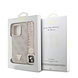 Guess Guess iPhone 16 Pro Backcover hoesje - MagSafe - 4G Triangle Logo With Strap - Roze Guess Guess iPhone 16 Pro Backcover hoesje - MagSafe - 4G Triangle Logo With Strap - Roze