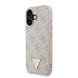 Guess Guess iPhone 16 Back-Cover hul - MagSafe - 4G Triangle Logo With Strap - Rosa Guess Guess iPhone 16 Back-Cover hul - MagSafe - 4G Triangle Logo With Strap - Rosa