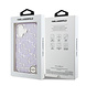 Karl Lagerfeld Karl lagerfeld iPhone 17 Back-Cover hul - MagSafe - IML metal monogram kc - Lila