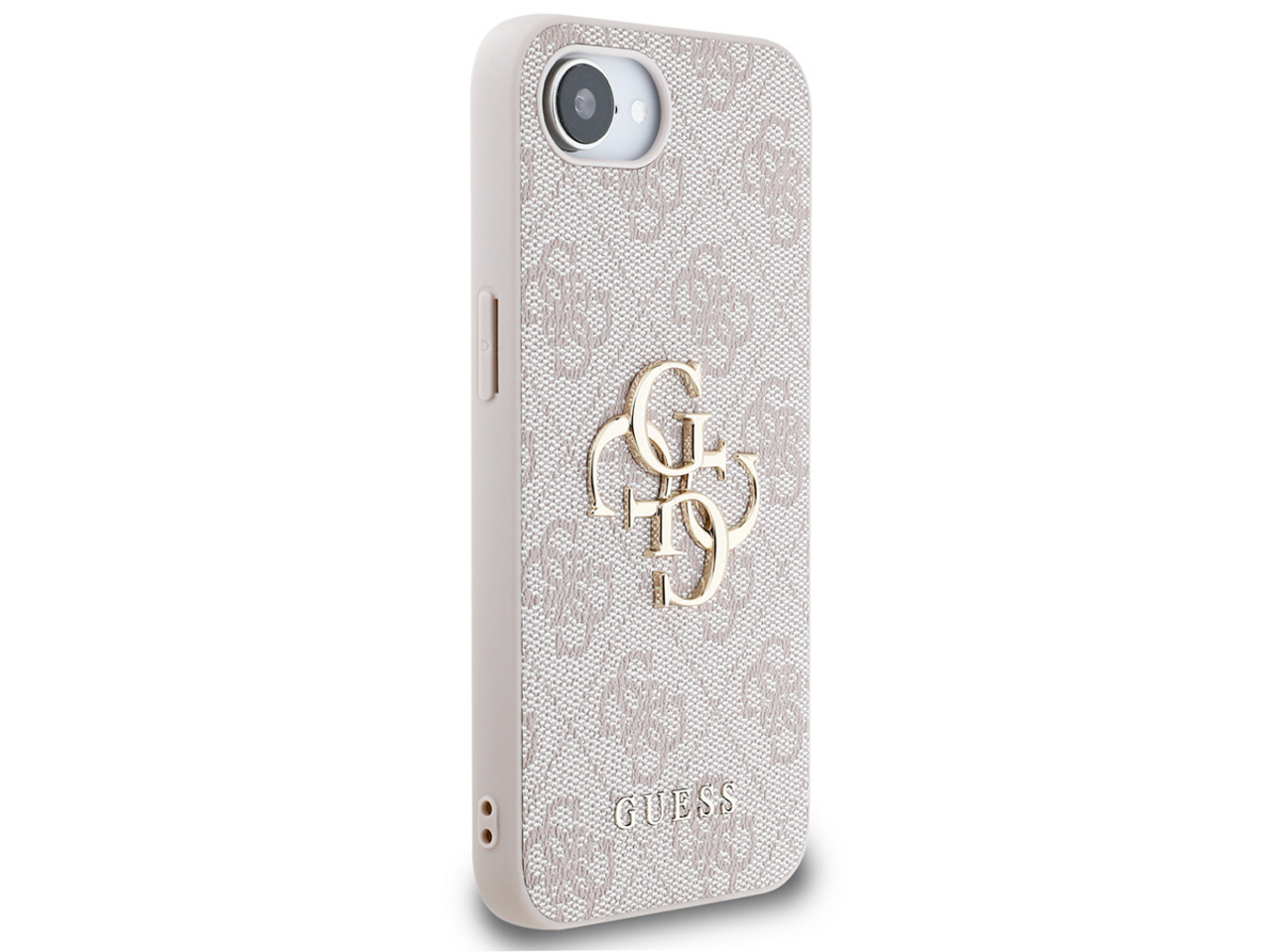 Guess Guess iPhone 16e & 17e Back cover case - 4G - Big Metal Logo - Pink Guess Guess iPhone 16e & 17e Back cover case - 4G - Big Metal Logo - Pink