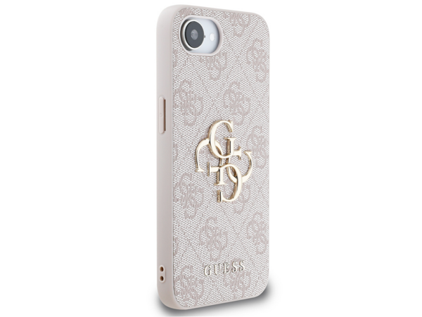 Guess Guess iPhone 16e & 17e Back cover case - 4G - Big Metal Logo - Pink Guess Guess iPhone 16e & 17e Back cover case - 4G - Big Metal Logo - Pink
