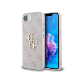 Guess Guess iPhone 16e & 17e Back cover coque - 4G - Big Metal Logo - Rose Guess Guess iPhone 16e & 17e Back cover coque - 4G - Big Metal Logo - Rose