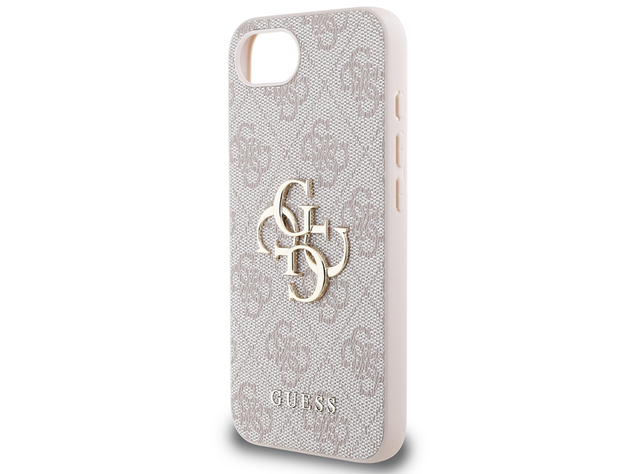 Guess Guess iPhone 16e & 17e Back cover coque - 4G - Big Metal Logo - Rose