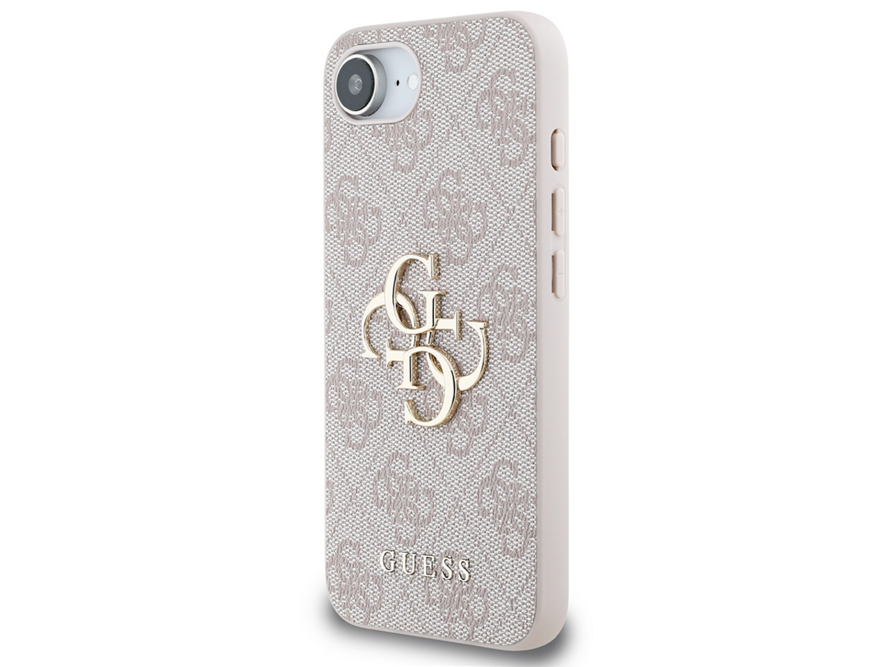 Guess Guess iPhone 16e & 17e Back cover case - 4G - Big Metal Logo - Pink Guess Guess iPhone 16e & 17e Back cover case - 4G - Big Metal Logo - Pink