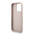 Guess Guess iPhone 16 Pro Max Back-Cover hul - MagSafe - 4G Triangle Logo With Strap - Rosa