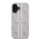 Guess Guess iPhone 16 Back cover case - MagSafe - 4G Printed Stripes - Pink
