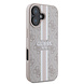 Guess Guess iPhone 16 Back cover coque - MagSafe - 4G Printed Stripes - Rose Guess Guess iPhone 16 Back cover coque - MagSafe - 4G Printed Stripes - Rose