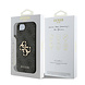 Guess Guess iPhone 16e & 17e Back cover coque - 4G - Big Metal Logo - Noir