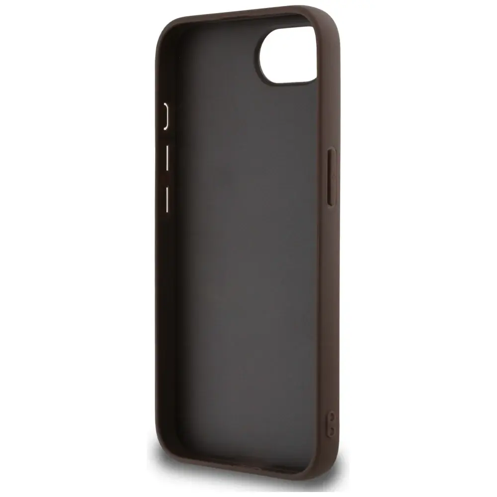 Guess Guess iPhone 16e & 17e Backcover hoesje - 4G Charm - Bruin Guess Guess iPhone 16e & 17e Backcover hoesje - 4G Charm - Bruin