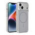AG Matte Glass iPhone 14 & 13 Backcover hoesje - Magsafe full protection cover - Zilver