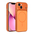 AG Matte Glass iPhone 13 & 14 Back cover case - Magsafe full protection cover - Orange