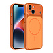 AG Matte Glass AG Matte Glass iPhone 14 & 13 Back cover coque - Magsafe full protection cover - Orange AG Matte Glass AG Matte Glass iPhone 14 & 13 Back cover coque - Magsafe full protection cover - Orange