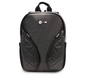 BMW BMW M Rucksack - PU-Carbonfächer & Metalllogo - 15 Zoll - Schwarz BMW BMW M Rucksack - PU-Carbonfächer & Metalllogo - 15 Zoll - Schwarz
