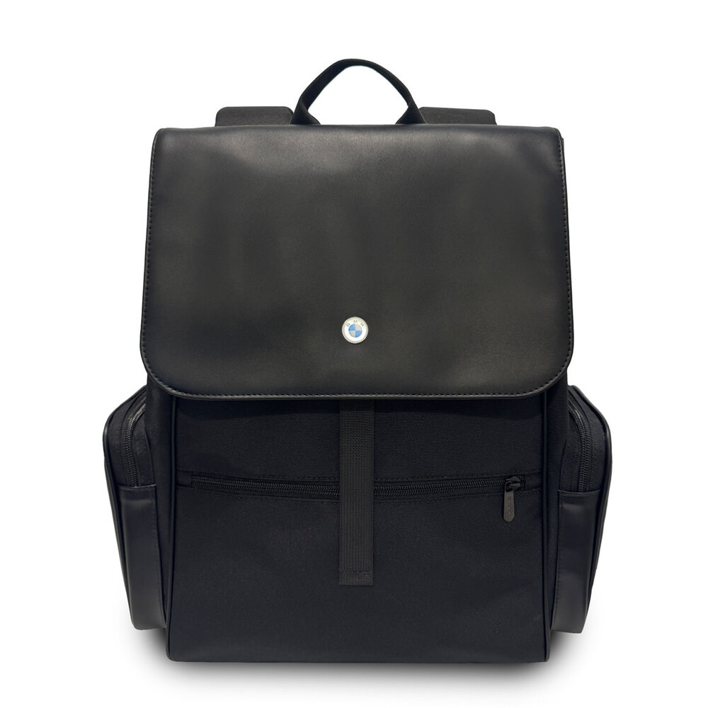 BMW Sac à Dos BMW M - SIG Backpack 15 Pouces avec Poches Latérales & Logo Métallique - Noir BMW Sac à Dos BMW M - SIG Backpack 15 Pouces avec Poches Latérales & Logo Métallique - Noir