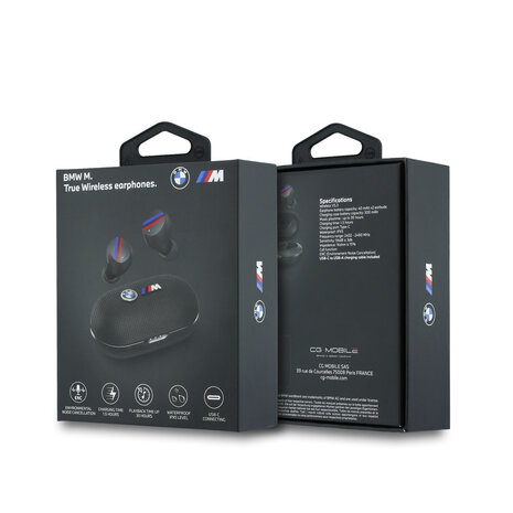 BMW BMW M Earplugs - TWS Metal Logo - Black BMW BMW M Earplugs - TWS Metal Logo - Black