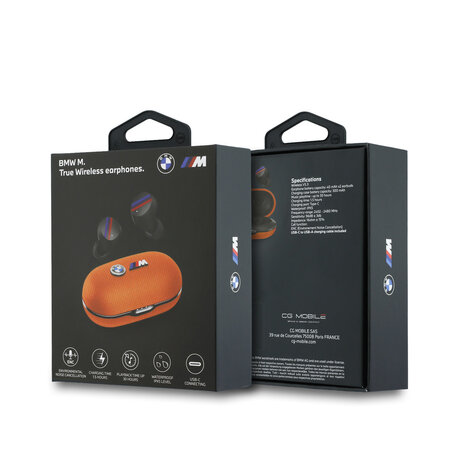 BMW BMW M Earplugs - TWS Metal Logo - Orange BMW BMW M Earplugs - TWS Metal Logo - Orange