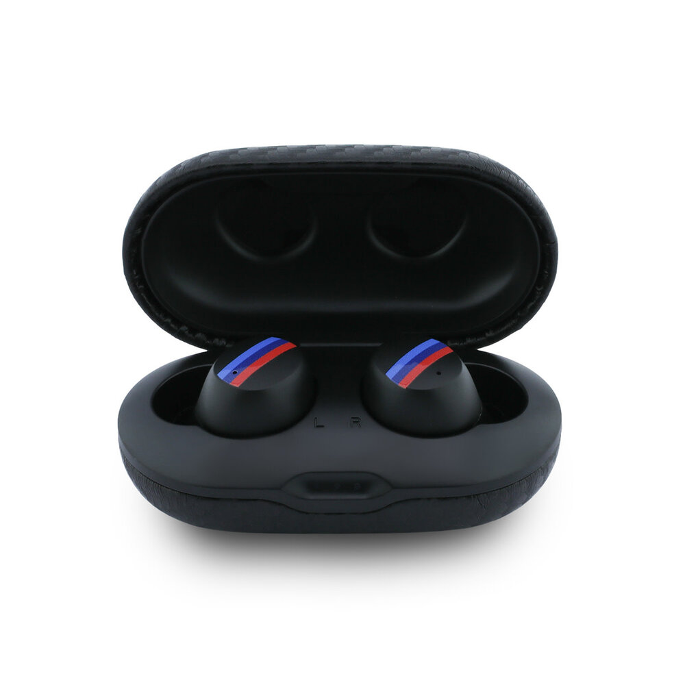 BMW BMW M Bouchons d'oreilles - TWS Carbon Metal Logo - Noir