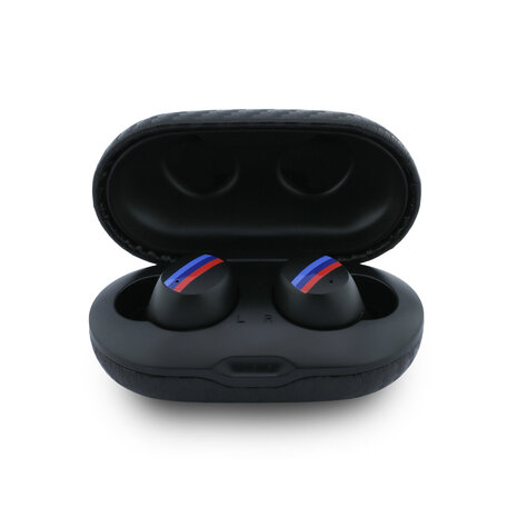 BMW BMW M Bouchons d'oreilles - TWS Carbon Metal Logo - Noir