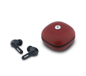 BMW BMW M Earplugs - TWS Leather Metal Logo - Red BMW BMW M Earplugs - TWS Leather Metal Logo - Red