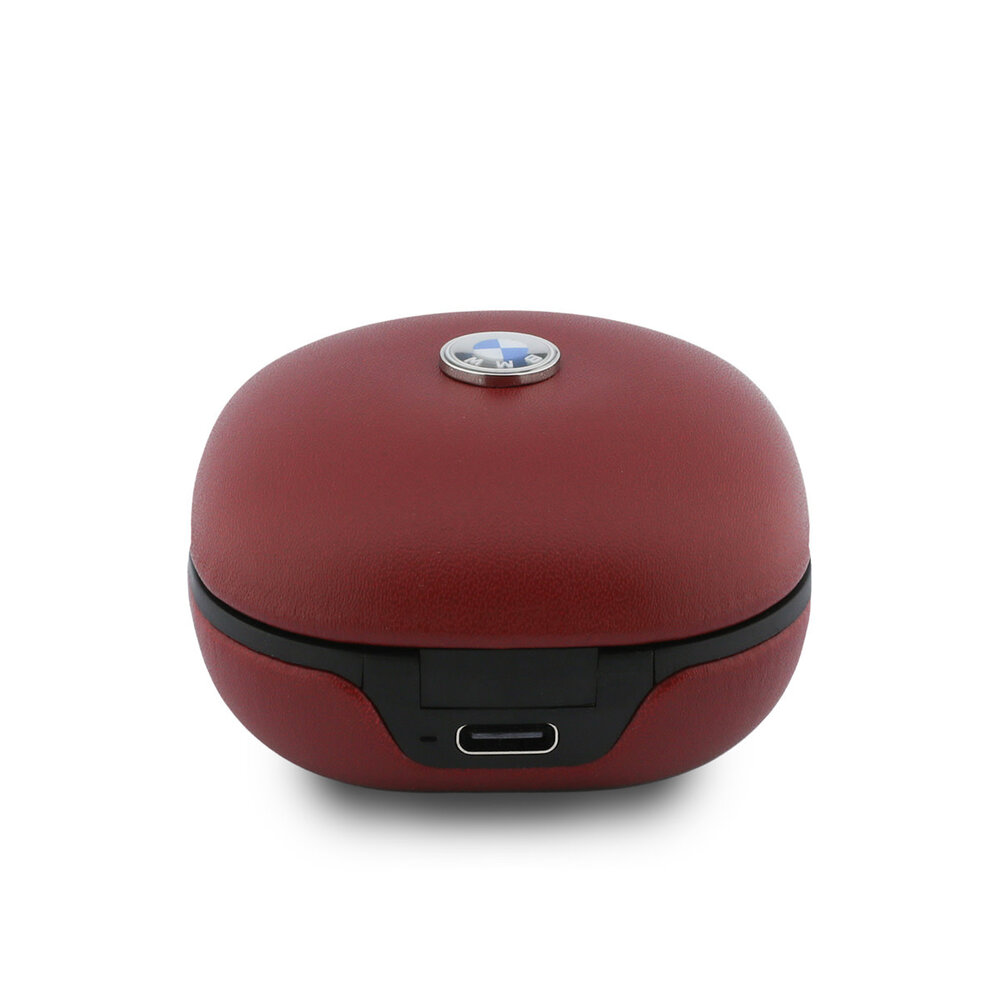 BMW BMW M Earplugs - TWS Leather Metal Logo - Red BMW BMW M Earplugs - TWS Leather Metal Logo - Red