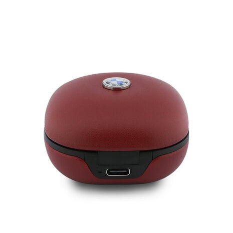 BMW BMW M Earplugs - TWS Leather Metal Logo - Red BMW BMW M Earplugs - TWS Leather Metal Logo - Red