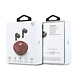 BMW BMW M Bouchons d'oreilles - TWS Leather Metal Logo - Rouge BMW BMW M Bouchons d'oreilles - TWS Leather Metal Logo - Rouge