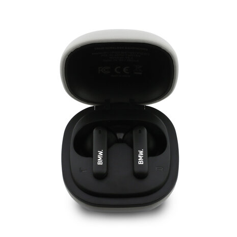 BMW BMW M Bouchons d'oreilles - TWS Leather Metal Logo - Taupe