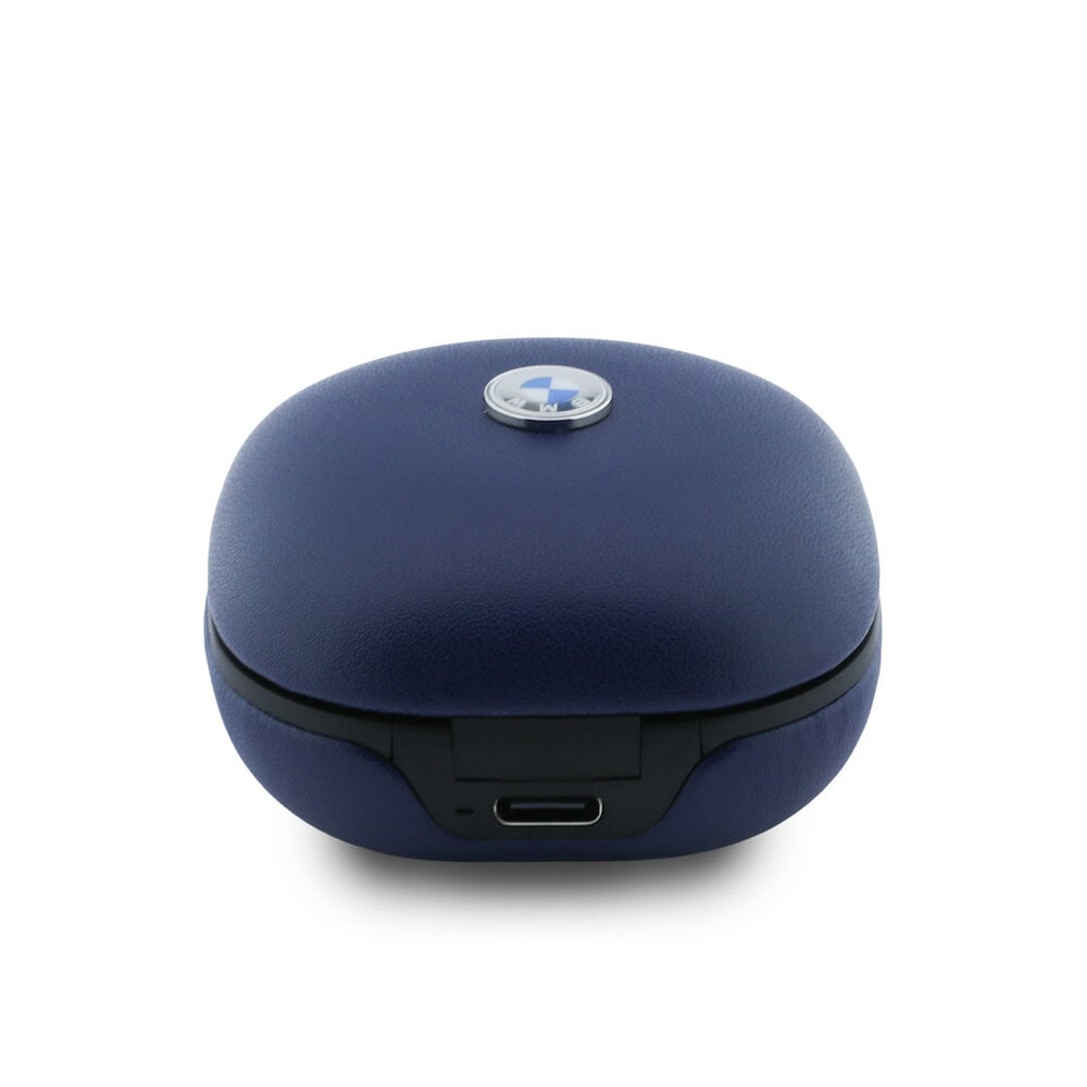 BMW BMW M Earplugs - TWS Leather Metal Logo - Navy BMW BMW M Earplugs - TWS Leather Metal Logo - Navy