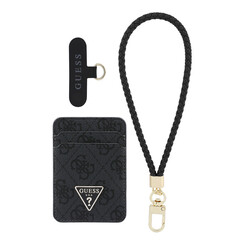Guess Cords & Straps - BP CARDSLOT MAGSAFE & STRAP TRIANGLE - Zwart