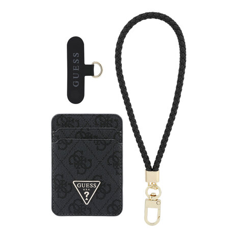 Guess Guess Cords & Straps - BP CARDSLOT MAGSAFE & STRAP TRIANGLE - Zwart Guess Guess Cords & Straps - BP CARDSLOT MAGSAFE & STRAP TRIANGLE - Zwart