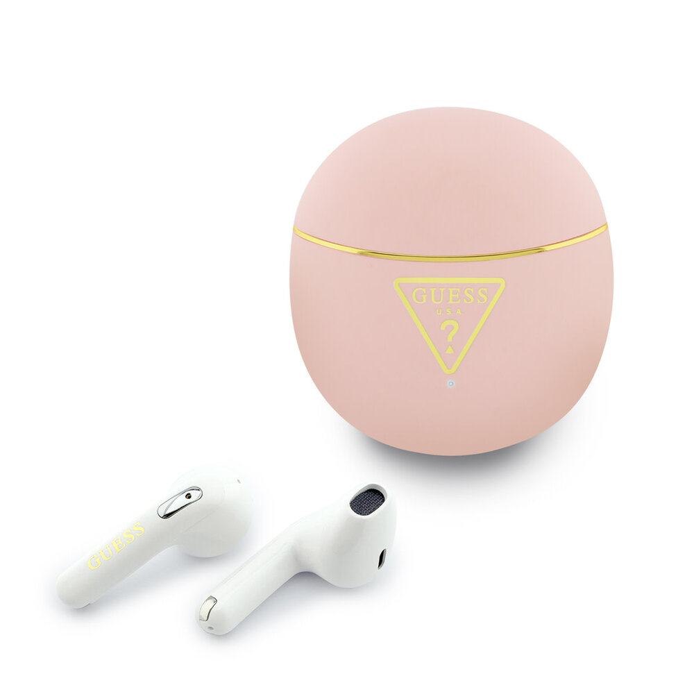Guess Guess Earplugs - TWS Gold Line Triangle Electroplate - Pink Guess Guess Earplugs - TWS Gold Line Triangle Electroplate - Pink